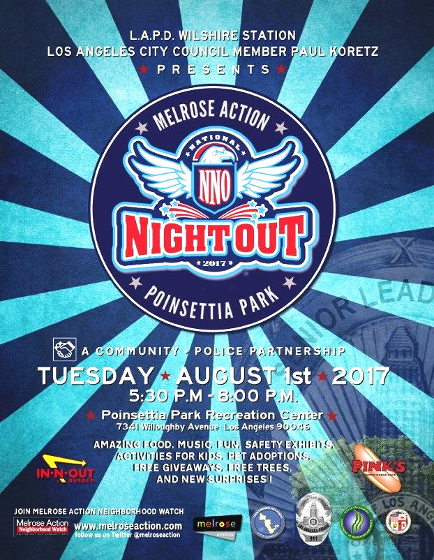 National Night Out poster 2017